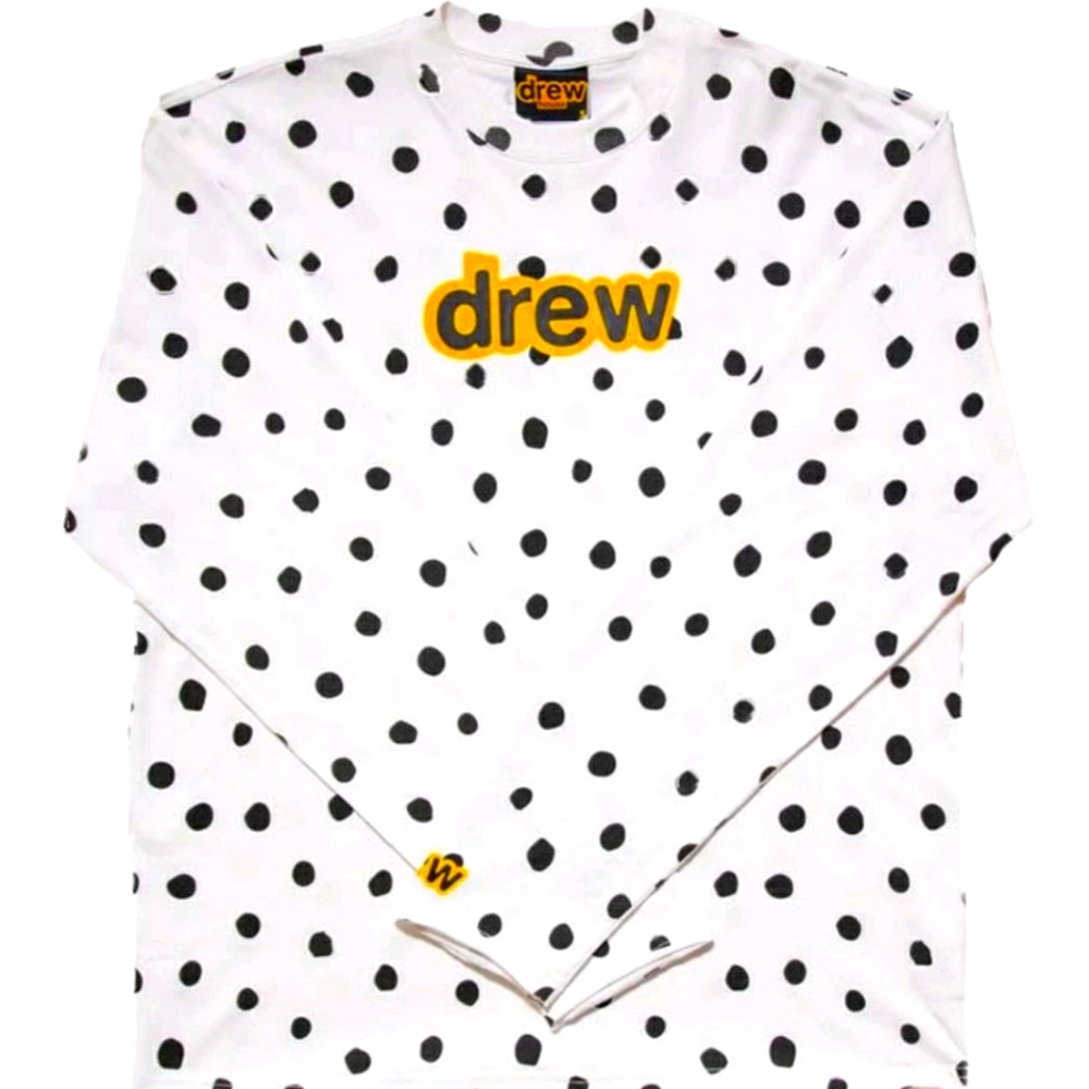Drew House LS Polka Dot Tee size Small